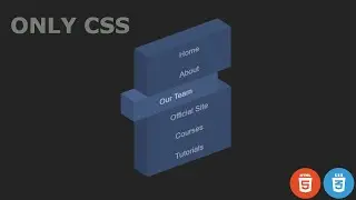 How to Make an Isometric Menu Bar with Only CSS