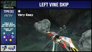 White Cave | Left Vine Skip | Sonic Riders DX Skip Tutorial