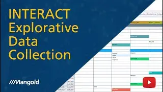 Carry out exploratory data collection with time stamps using the Mangold INTERACT software.