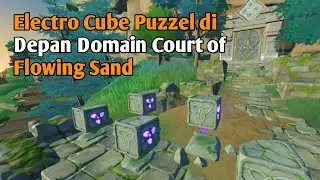 Electro Cube Depan Domain Court of Flowing Sand | (Inazuma) Genshin Impact