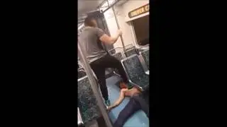 Bully Gets Beat Up On Subway In Hood Fight