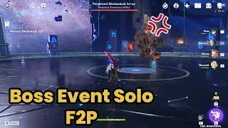 Genshin Impact - Automaton Front Boss Event Solo / No Buffs
