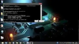 Add User Through CMD (Windows 8)