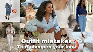 These things cheapen your outfit 👠 11 mistakes