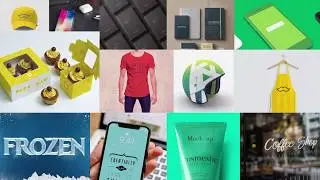 Design inspiration. Free PSD Mockups and Print templates