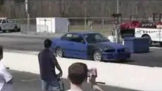 BMW M3 Turbo Drag Racing Event