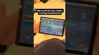SoundSwitch on a tablet; my favorite way to control dmx lights wirelessly 