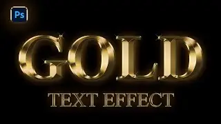 Gold Text Effect | Photoshop tutorial