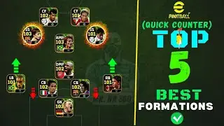 Top 5 Quick Counter Formation eFootball 2024