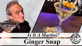 Is It A Martini? - GINGER SNAP MARTINI | Bar Talk & Cocktails