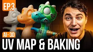 Ep.3 UV map & Normal Baking - From AI to Game-ready