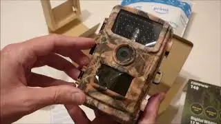 Campark T40 Trail Camera Unboxing & Setup