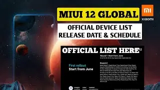 MIUI 12 GLOBAL STABLE OFFICIAL LAUNCH EVENT HIGHLIGHTS | MIUI 12 SUPPORTED DEVICE LIST & SCHEDULE
