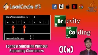 [Java] LeetCode - 3 - Longest Substring Without  Repeating Characters - In O(N) Complexity