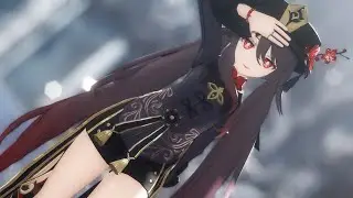【4K 60Fps / Genshin Impact MMD】 HuTao / Conqueror