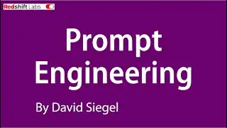 AI prompt class by David Siegel of Redshift Labs