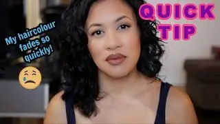QUICK TIP - Keep Your Haircolour From Fading