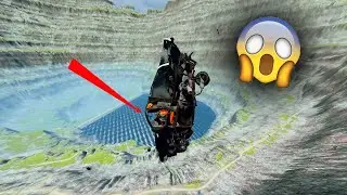 Epic Canyon Plunge: Free Falling Adventure | BeamNG