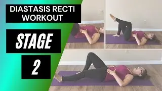 Diastasis recti workout - stage 2 - Core Fitness for Moms