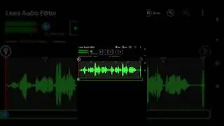 how to use lexis audio editor for blind user with TalkBack make your studio at home many effects