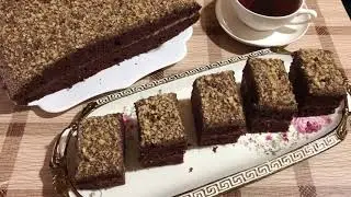 🎂Шоколадный бисквит для большой семьи и простой торт «Шоколадный восторг» очень нежный и вкусный!