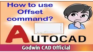 AutoCAD tutorial: How to use OFFSET command in AutoCAD 