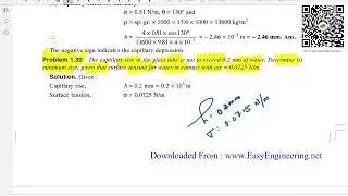 FLUID MECHANICS || R.K BANSAL|| CHAPTER 1 || Properties of Fluids || Example 1.30