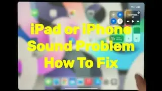 iPad And iPhone Sound Problem, How To Fix Sound Issue on iPad #apple #ipad #iphone #tipsandtricks