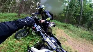 Suzuki RMX450Z & Yamaha WR125R | Ņega Enduro | POV