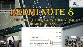 Redmi note 8 NO Backlight due to I2C short under codec IC, Repair.