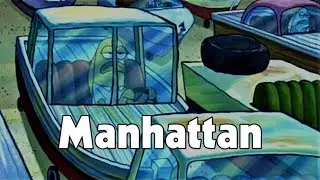 New York City Portrayed by SpongeBob