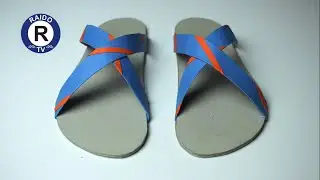 HOW TO MAKE PAPER SANDALS? PAPER SANDALS. 