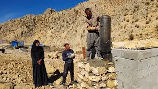 Nomadic Life: Building the Strangest Nomadic Bathhouse 🏔️Traditional Nomadic Lifestyle🏕️