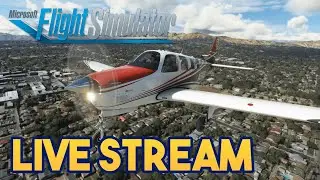 Microsoft Flight Simulator  -  BLACK SQUARE BONANZA