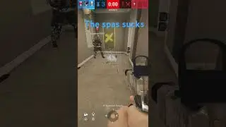 #rainbowsixsiege #headshot #trolling I think the spas just doing work. Def hit the head.