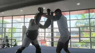 Muay Thai Pad Work at Core Combat Chiang Mai