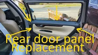 Volvo V70 XC70 Rear door panel replacement (Volvo V70 Interior swap series)