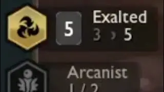 They buffed 5 Exalted and it was the rare 1 Cost ONLY Pattern. I hit it at Stage 2-2, it was insane.
