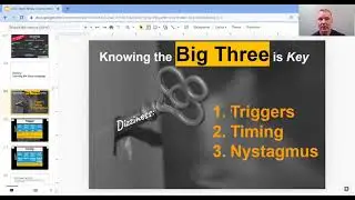 How to Find the Cause of Vertigo Fast! The Big Three is Key!
