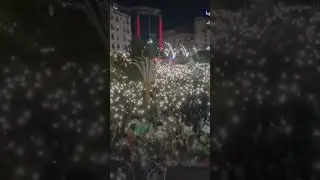 حشود غفيرة تملأ شوارع ولاية باتمان جنوب شرق تركيا دعما لغزة وتنديدا بالقصف الإسرائيلي