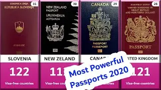 Comparison: World's Most Powerful Passport (2020) | Fun Data