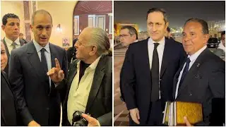 الدنيا اتقلبت لحظة وصول جمال مبارك و علاء مبارك عزاء شقيق سوزان مبارك 