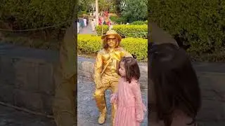 Aayat enjoying with goldenman #shorts #viral #enjoy #kids