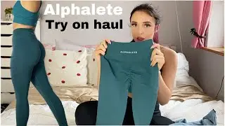 Alphalete Amplify try on haul & squat test || Violeta