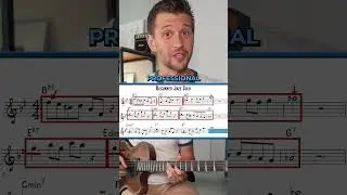 Turning a Beginner Jazz Solo Into A Pro one