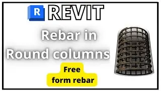 Round Column rebar in Revit_ Reinforcement of round columns in revit.