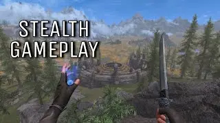 Skyrim Craziest Stealth Kills (Silent Moons Camp)