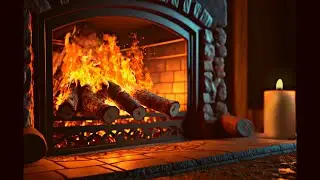 🔥 Relaxing Fireplace Sounds for Sleep in a Cozy Cabin -Great for Calming, Deep Sleep & Studying