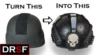 PASGT to HIGH-CUT HELMET (FAST) Completed DIY MOD