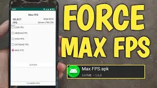HOW TO FORCE MAX FPS ANDROID | ENABLE MAX FPS LAG FIX - NO ROOT